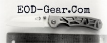 Ceramic Rigger Knife with Reverse Tanto design and a unique white blade!