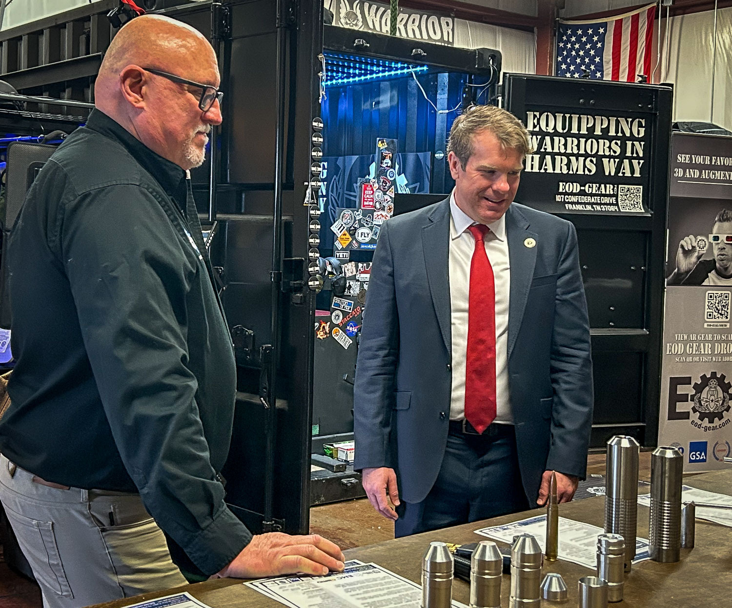 SBA Deputy Administrator visits EOD Gear Defense Manufacturing